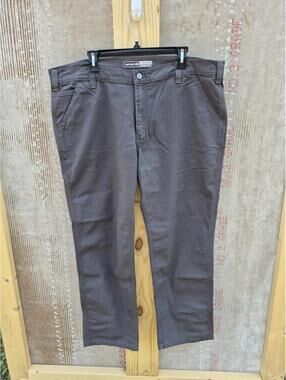 Carhartt Rugged Men's Flex Relaxed Fit canvas 5 pocket Gray NWT SZ 40x30